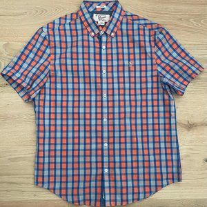 Original Penguin S/S Button Down Plaid Large